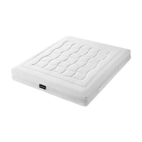 Mundialflex Svago H23 Einzelbett-Matratze, Höhe 23 cm, 90 x 200 cm, mit MXM-Memory-Schaum, zweifarbig, mit Softner-Behandlung, waschbar, antiallergisch und milbendicht, geringe Härte von miasuite i sogni italiani