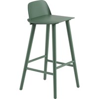 Muuto - Nerd Barhocker H 75 cm, grün von Muuto