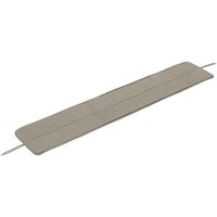 Sitzkissen Twitell für Outdoor Bank Linear Steel Bench light grey 170 cm L von Muuto