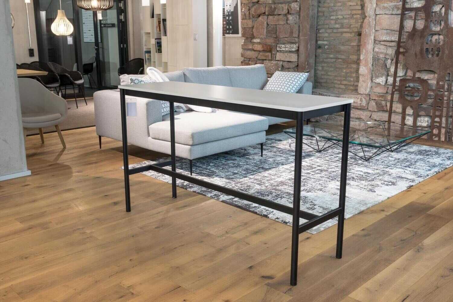 Stehtisch Base High Table Spanplatte Weiß von Muuto