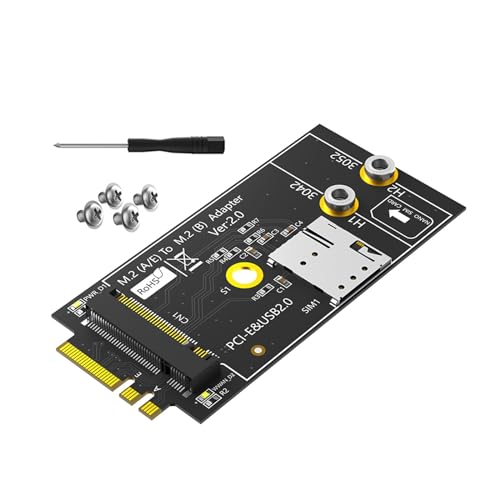 Mxming Schlüssel B Zu Schlüssel A + E Adapter Kartensteckplatz Für 3G4G5G Schlüssel B Karte Unterstützt Karten Und 3042/3052-Typ Kartensteckplatz von Mxming