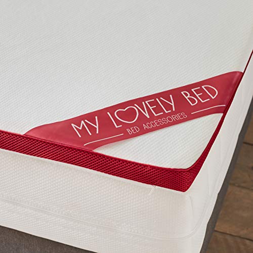 My Lovely Bed - Matratzen Topper 140x190/200 cm - Memory Foam - 5 cm - Viskoelastisch - Hohe Qualität | Premium - Reißverschluss von My Lovely Bed