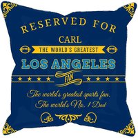 Los Angeles Personalisierte Fußball-Kissenhülle, Einzigartiges Geschenk Für Nfl-Fans, Weltgrößter Fan-Kissenbezug von MyRedHotDeals