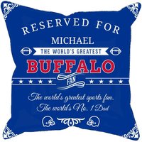 Personalisierte Buffalo New York Football Kissenbezug, Einzigartiges Individuelles Geschenk Für Bills Fan, Nfl American Super Bowl Kissenbezug von MyRedHotDeals
