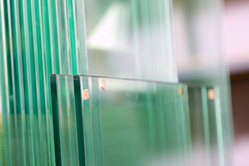 MySpiegel.de Glasscheibe Glasplatte nach Maß in 3mm 4mm 5mm 6mm 8mm 10mm 12mm Klarglas Glasboden Glaswand Glastisch (50 x 50 cm, 12 mm) von MySpiegel.de