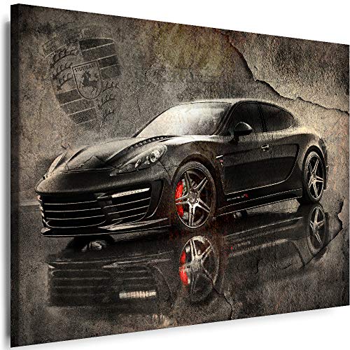 Myartstyle - Bilder Auto Porsche Panamera 60 x 40 cm Leinwandbilder XXL - 1 Teilige Wandbilder Stingray GTR Kunstdrucke w-a-2024-37 von Myartstyle