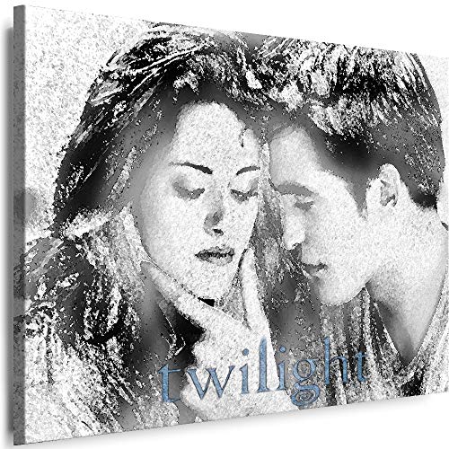 Myartstyle - Bilder Twilight 60 x 40 cm Leinwandbilder XXL - 1 Teilige Wandbilder Film Popular Movies Kunstdrucke w-P-2020-53 von Myartstyle