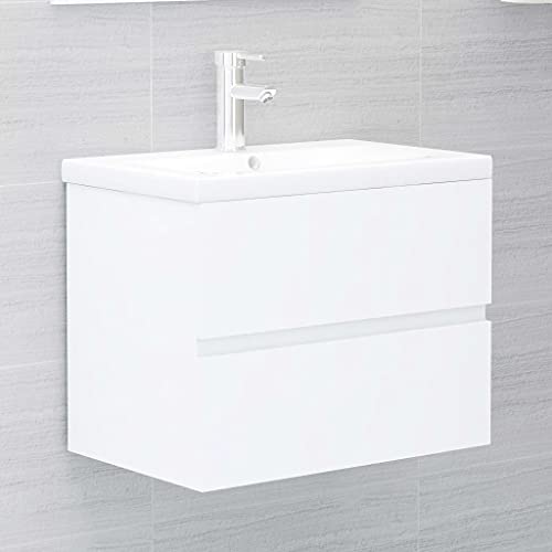 Myheimly Badmöbel-Set Keramik und Holzwerkstoff Ohne Wasserhahn & Abfluss,Weiß,60 x 38.5 x 45 cm Myheimly Badmöbel-Set Keramik und Holzwerkstoff Ohne Wasserhahn & Abfluss,Weiß,60 x 38.5 x 45 cm von Myheimly