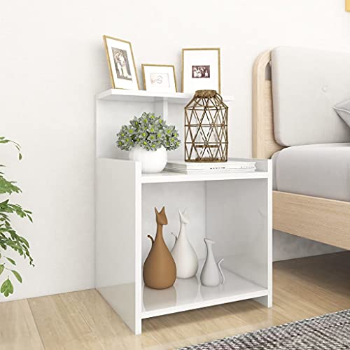 Myheimly Nachttisch Nachtschrank Nachtkommode Nachtkonsole Schlafzimmer Schrank Kommode Beistelltisch Telefontisch 40x35x60cm Holzwerkstoff Hochglanz-Weiß,1 pz Myheimly Nachttisch Nachtschrank Nachtkommode Nachtkonsole Schlafzimmer Schrank Kommode Beistelltisch Telefontisch 40x35x60cm Holzwerkstoff Hochglanz-Weiß,1 pz von Myheimly