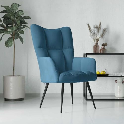 Myheimly Relaxsessel Sessel Polsterstuhl Stuhl Relaxstuhl Polstersessel Armsessel Ohrensessel Wohnzimmer Blau Samt Myheimly Relaxsessel Sessel Polsterstuhl Stuhl Relaxstuhl Polstersessel Armsessel Ohrensessel Wohnzimmer Blau Samt von Myheimly