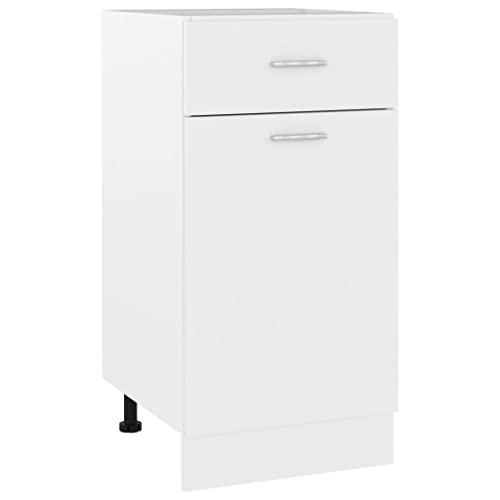 Myheimly Schubunterschrank Weiß 40x46x81,5 cm Holzwerkstoff Küchenschrank Küchenzeile Küchenmöbel Unterschrank Küchenunterschrank Schrank Myheimly Schubunterschrank Weiß 40x46x81,5 cm Holzwerkstoff Küchenschrank Küchenzeile Küchenmöbel Unterschrank Küchenunterschrank Schrank von Myheimly