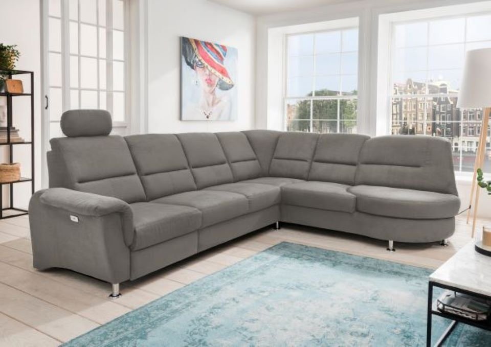 Myhomelando Ecksofa Paris II, mit Relaxfunktion, USB Anschluss, Kopfstütze, Drehsessel von Myhomelando