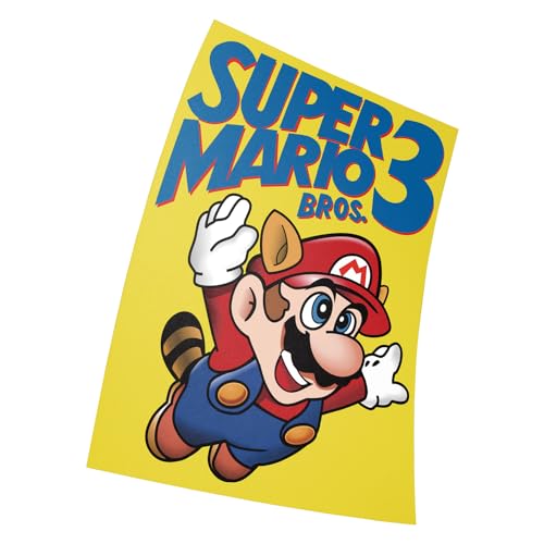Mario Bros 3 Nintendo NES Plattform Video Game Cover Art Mario Poster 38 cm x 58 cm Poster (15 x 23) Zoll Geschenk ohne Rahmen von N\A