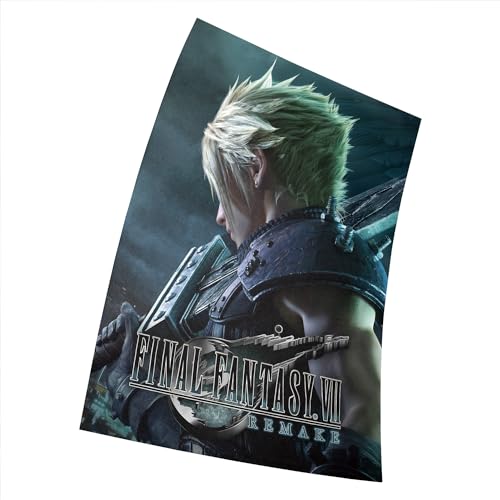 NA Final Fantasy VII Remake Cloud Strife Poster, 38 cm x 58 cm, Poster (15 x 23 Zoll), Geschenk ohne Rahmen von N\A