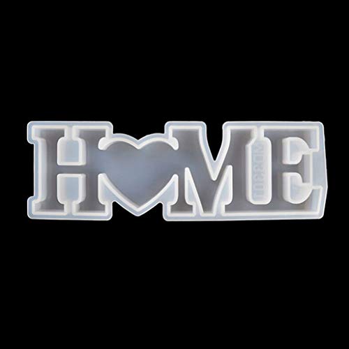 RDHYST Silikonform mit Schriftzug "Love Home Family", Buchstaben-Dekoration, Kunstharz, für DIY-Tischdekoration, Kunsthandwerk von N\A
