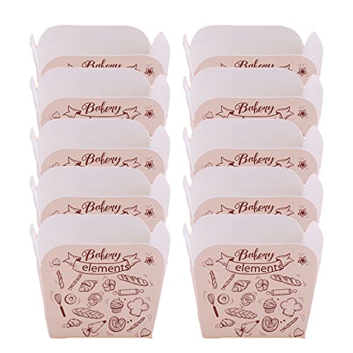 100Pcs Muffin Förmchen Backformen Muffinförmchen Cupcake Formen - Quadrat Papierbackform Kuchen mit Schönem Aussehen für Hochzeit, Geburtstag von N-S