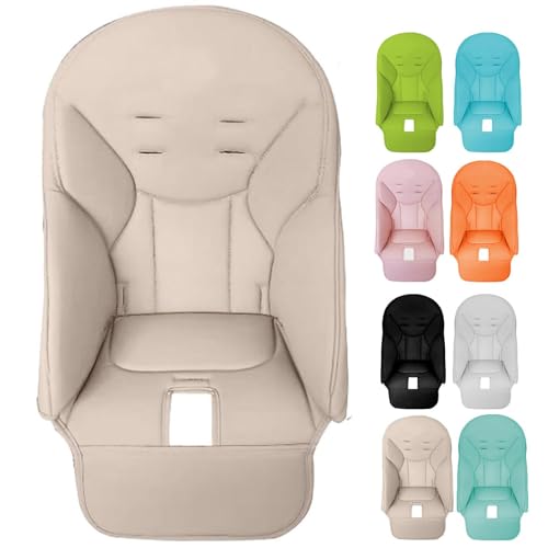 NAIYAN Baby Hochstuhl Kissenbezug | Baby Hochstuhl Bezug | Esszimmerstuhl PU Leder Sitzkissen | Baby Dining Chair Seat Cushion for P-eg Perego, Siesta Zero3,Kosmic Jané, QPNK1HJGEG265T9PGH von NAIYAN