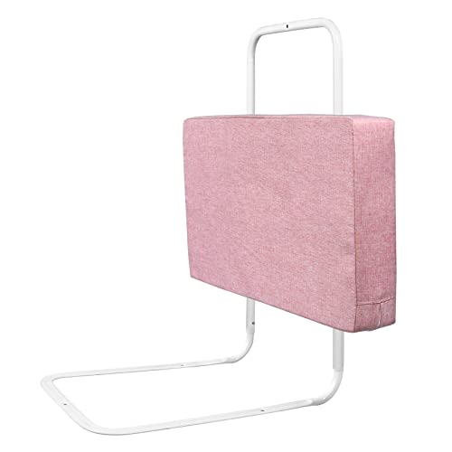 NAIZY Bettgitter Rausfallschutz Baby 60cm Bettschutzgitter 5-Loch höhenverstellbar Rausfallschutz Waschbarem Reißverschluss Kinderbettgitter für Familienbett und Kinderbett, 60cm Rosa von NAIZY