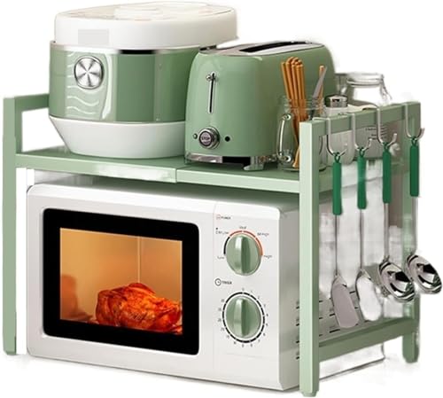 NALsa Küchenregale Mikrowellenküchenaufbewahrung Haushaltsküchenregal Lagerregal Elektrischer Reiskocher Lagerregal Ordnungssystem von NALsa