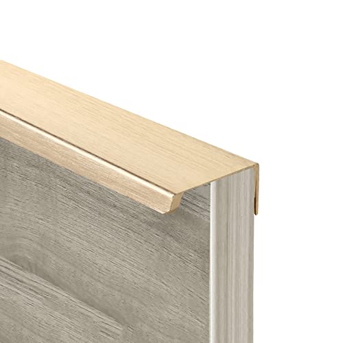 Versteckte Küchengriffe Gold Schrankgriffe Unsichtbare Aluminiumlegierung Möbelknöpfe Türgriff Moderne Schlafzimmer Schubladengriffe, mit Schrauben (Length 120mm) von NANNAN3360