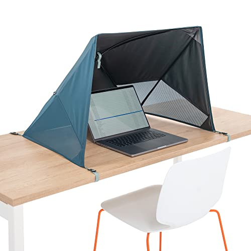 Sonnenschirm Sonnenblende Zelt Unterstand für Laptop zum Telearbeiten im Freien und Anzeige des Bildschirms (XL) von NANO-WORKSPACE