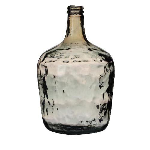 NATURAL LIVING VASE Dame Jeanne 10L Bernstein AUS RECYCELTEM Glas D24,5CM X H40CM von Urban Living