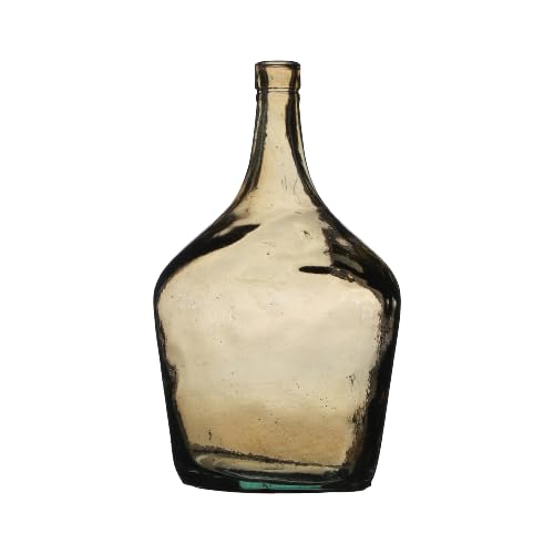 NATURAL LIVING VASE Dame Jeanne 2L BERNSTEINFARBEN AUS RECYCELTEM Glas D15,5CM X H25CM von Urban Living