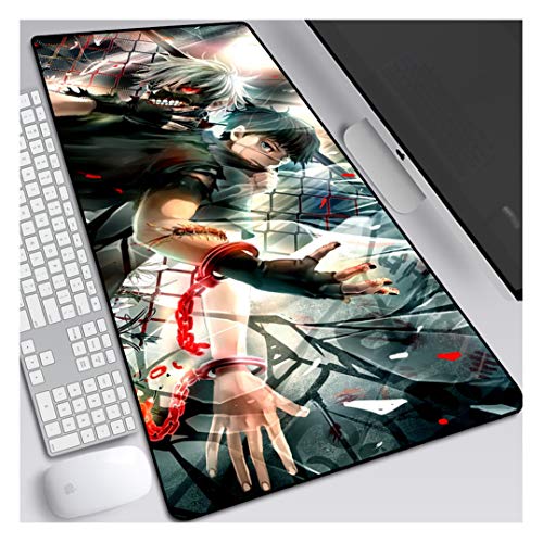 NBPRO Maus pad 900X400 mm Gaming mauspad Anime Große büro notbook Schreibtisch Matte Laptop padmouse Spiele pc Gamer matten Ghul-1 von NBPRO.CO