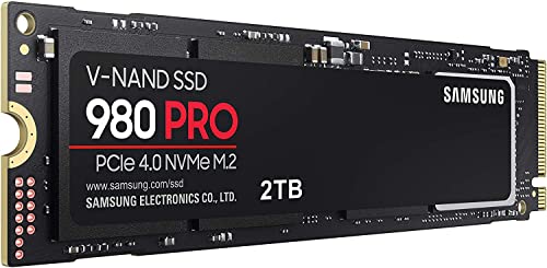 980 PRO SSD 2TB PCIe NVMe Gen 4 Gaming M.2 interne Solid State Festplatte Speicherkarte, maximale Geschwindigkeit, thermische Steuerung, MZ-V8P2T0B von NC