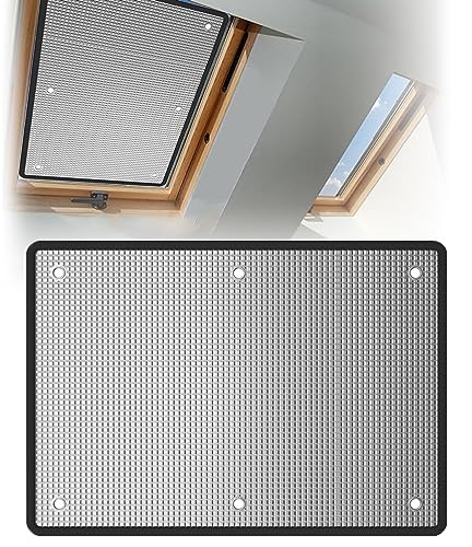 Wärmeisolierung Reflektierende Dachfenster Folie Fensterfolie Sonnenschutz Hitzeschutz Doppelseitige Aluminiumfolie Sonnenschutzfolie Fenster Innen oder Außen 6MM Verdunkelungsfolie (Größe : 60x120cm von NEPHRA