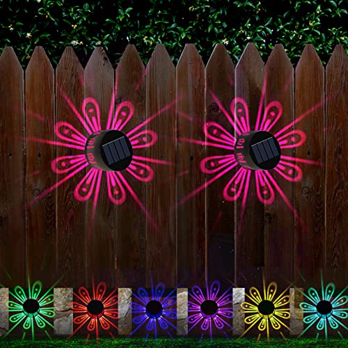 NEWNEN Solarlampe Wandlampen für Außen, 2 Stück RGB Dekorative Solarleuchten Wandleuchten Wasserdicht IP67 Solar Außenleuchten für Garten Terrasse Haustür Treppe Garage Balkon Wege NEWNEN Solarlampe Wandlampen für Außen, 2 Stück RGB Dekorative Solarleuchten Wandleuchten Wasserdicht IP67 Solar Außenleuchten für Garten Terrasse Haustür Treppe Garage Balkon Wege von NEWNEN