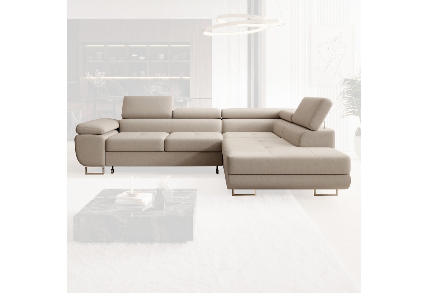 NEXT COLLECTION Ecksofa Wild, mit Schlaffunktion, mit Bettkasten, Easy Clean Stoff von NEXT COLLECTION