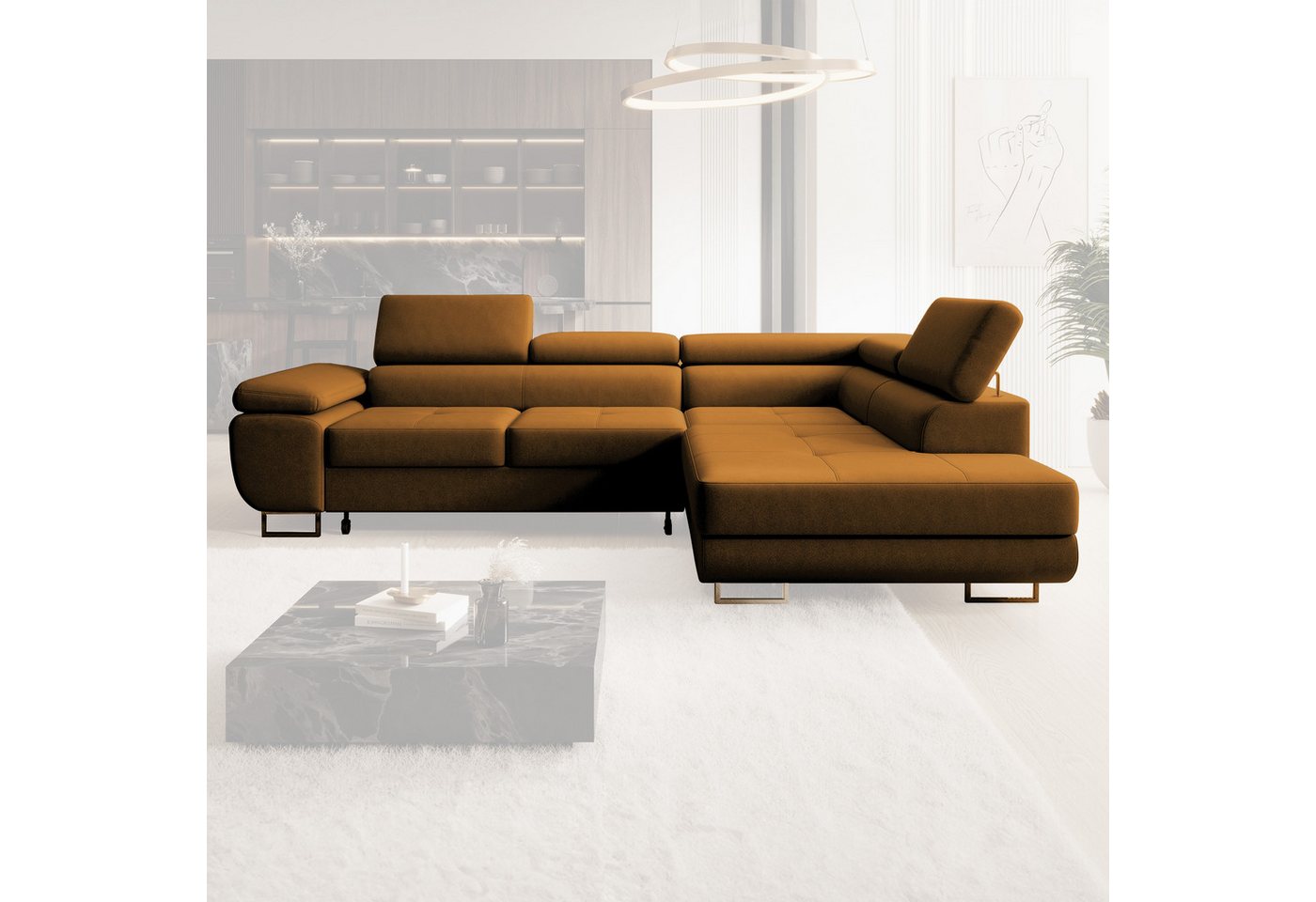 NEXT COLLECTION Ecksofa Wild, mit Schlaffunktion, mit Bettkasten, Easy Clean Stoff von NEXT COLLECTION