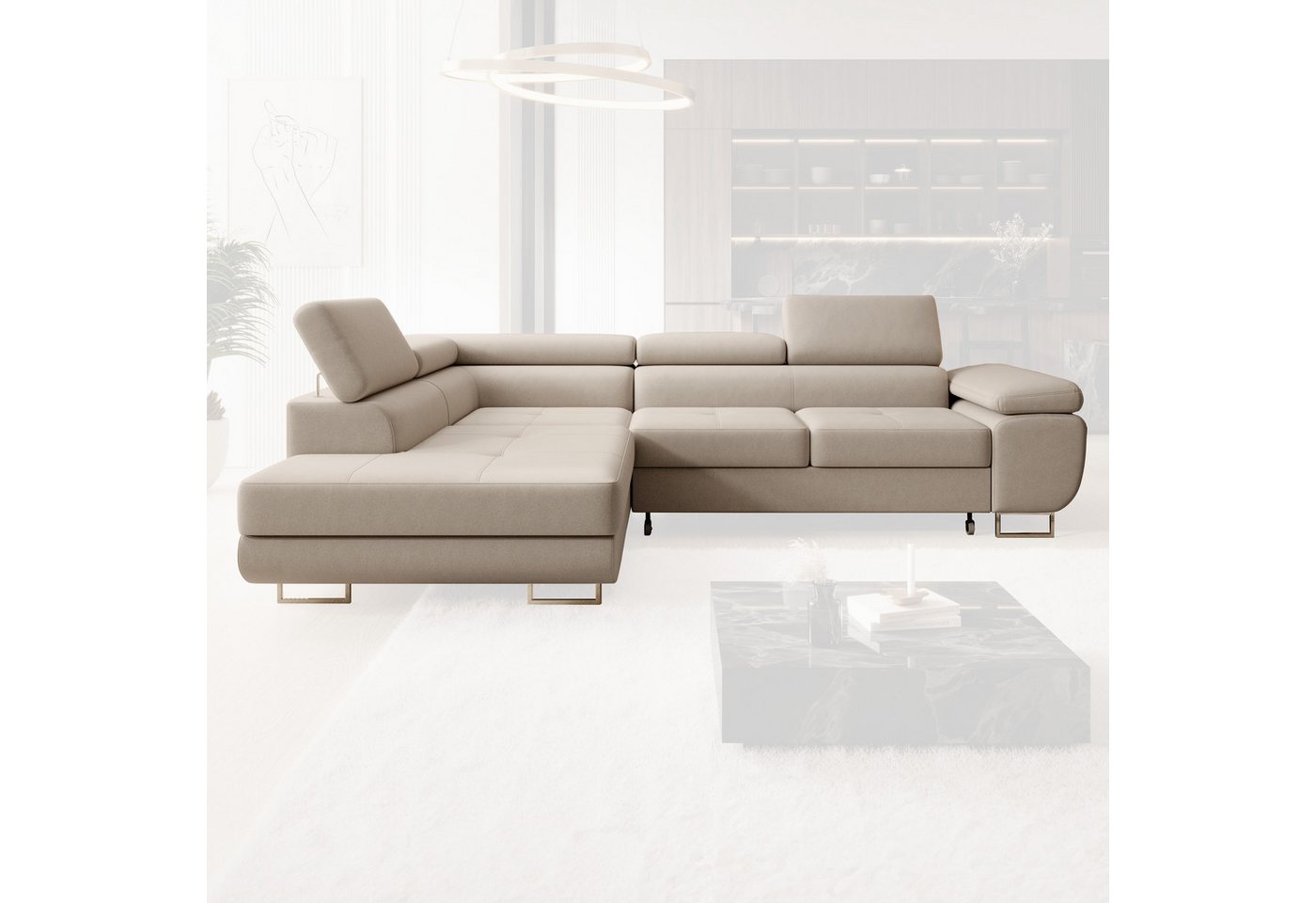 NEXT COLLECTION Ecksofa Wild, mit Schlaffunktion, mit Bettkasten, Easy Clean Stoff von NEXT COLLECTION