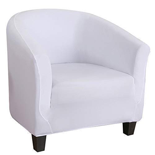 NIBESSER Sesselschoner Sesselüberwurf Sesselhusse Sesselbezug Seide Elastisch Stretch Husse für Cafe Stuhl Sessel von NIBESSER