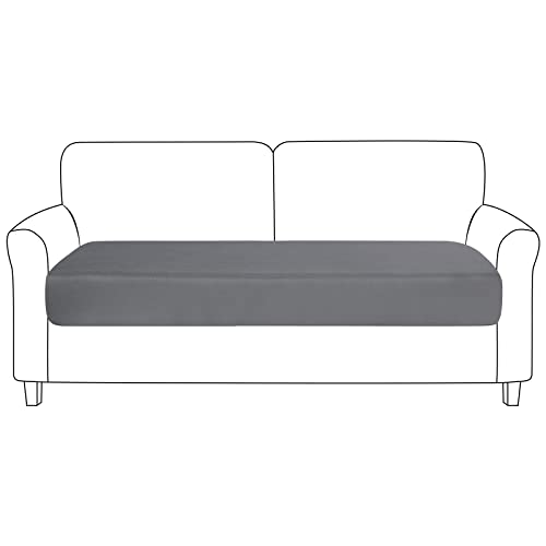 NIBESSER Sofa Sitzkissenbezug Stretch Kissenbezug Couch Blumen Kissenbezug Elastisch Husse Überzug Bezug rutschfest Für Sofa Sitzkissen von NIBESSER