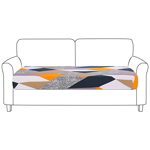 NIBESSER Sofa Sitzkissenbezug Stretch Kissenbezug Couch Blumen Kissenbezug Elastisch Husse Überzug Bezug rutschfest Für Sofa Sitzkissen von NIBESSER