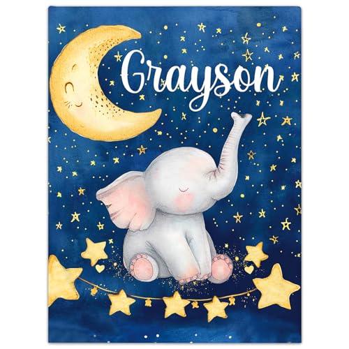 Personalisierte Babydecke mit Namen oder Wunschtext Kuscheldecke Flauschige Personalisierte Baby Geschenke Geburt Kinderdecke Namensdecke Tier Elefant Panda Besticktes Geschenk für Mädchen und Junge Personalisierte Babydecke mit Namen oder Wunschtext Kuscheldecke Flauschige Personalisierte Baby Geschenke Geburt Kinderdecke Namensdecke Tier Elefant Panda Besticktes Geschenk für Mädchen und Junge von NIBESSER