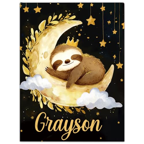 Personalisierte Babydecke mit Namen oder Wunschtext Kuscheldecke Flauschige Personalisierte Baby Geschenke Geburt Kinderdecke Namensdecke Tier Elefant Panda Besticktes Geschenk für Mädchen und Junge Personalisierte Babydecke mit Namen oder Wunschtext Kuscheldecke Flauschige Personalisierte Baby Geschenke Geburt Kinderdecke Namensdecke Tier Elefant Panda Besticktes Geschenk für Mädchen und Junge von NIBESSER