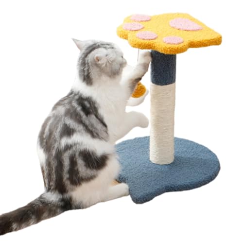 Katzenspielzeug Heimtierbedarf Xingyue Katzenklettergerüst Katzennest Integrierter Pfosten Kratzbrett,A von NIBHZ