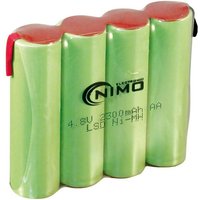 Batterie NI-MH 4,8Vdc 2300mAh AAx4 mit Anschlussklemmen von NIMO