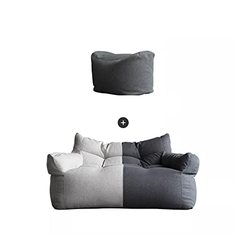 NNBDEY Unbefüllter Sofabezug aus Cord, für Lazy Sofas – japanischer Tatami-Stil – Liegesitz für Wohnzimmermöbel – Puffy Bean Bag Chair von NNBDEY