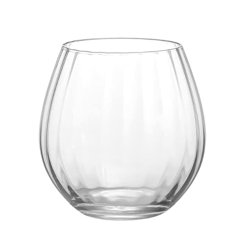 NNBGHJ Glas Weinglas Japan Whisky Becher schottischer Whisky Brandy Chivas Tumbler Rock Gläser Bierglas Cocktailbecher (1 Stück 380 ml) von NNBGHJ