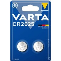 Professional Electronics Knopfzelle Batterie cr 2025 2er Blister (06025 101 402) - Varta von Varta