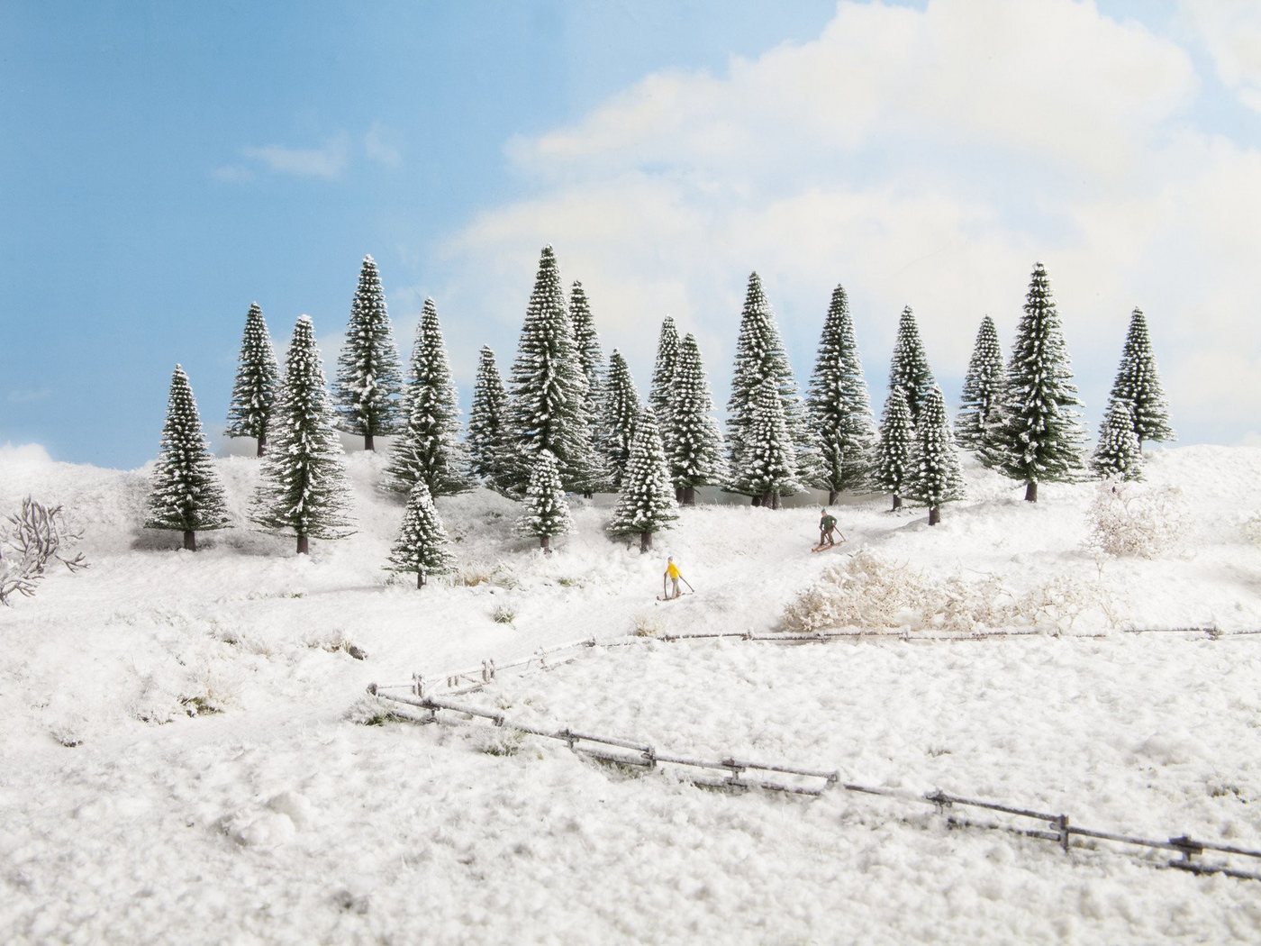 NOCH Dekobaum NOCH, 26928, Spur H0,TT, Schneetannen, 10 Stück von NOCH