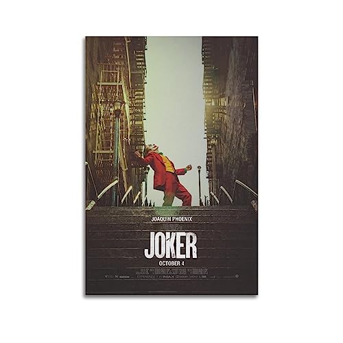 NOHF Joker Filmposter, Wandkunstdruck, Retro, ästhetische Raumdekoration, 50 x 75 cm, ungerahmt von NOHF