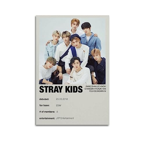 Stray Kids Profilposter Skz Poster Kpop Poster Stray Kids Alle Gruppenmitglieder Poster von NOHF