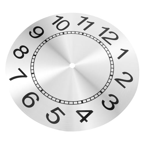 NOLITOY Ersatz Wanduhr Ziffernblatt Aluminium DIY Uhr Mechanismus Design für Kreative Uhrenprojekte für Zuhause und Büro Langlebig und NOLITOY Ersatz Wanduhr Ziffernblatt Aluminium DIY Uhr Mechanismus Design für Kreative Uhrenprojekte für Zuhause und Büro Langlebig und von NOLITOY