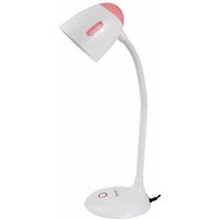 Esperanza - Schreibtischlampe mit flexiblem Arm - Weiß/Rosa von NORTHIX