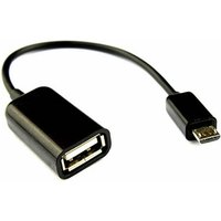 Northix - usb zu Micro-USB Kabel - Eingebauter otg Adapter - Schwartz von NORTHIX